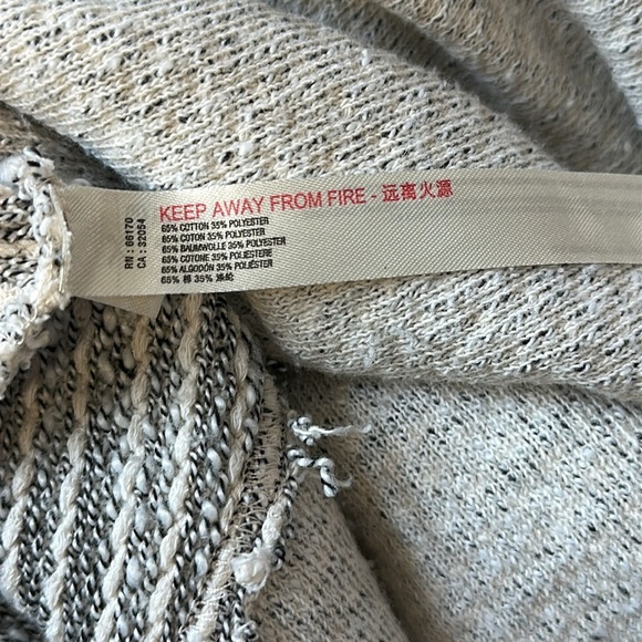 Free People Beach Brand Grey Onesie Hoodie - Picture 12 of 13